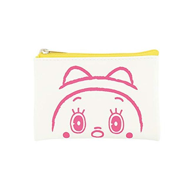 Flower Ring Doraemon I'm DORAMI Face Pouch, Dorami-chan (Pink), Accessory Case, DR-G0001-PK Approx. 3.9 x 4.7 inches (10 x 12 cm)