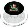 Christmas dog dinosaur PopSockets PopGrip for MagSafe