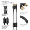 UDG Ultimate Audio Cable USB 2.0 A-B Black Straight USB Cable 1m Straight Audio Cable
