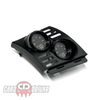 Dual gauge pod mount for EVO X 2008-2017 Lancer functional vent cover trim
