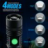2PC Super Bright LED Tactical Flashlight Zoomable + Rechargeable Battery