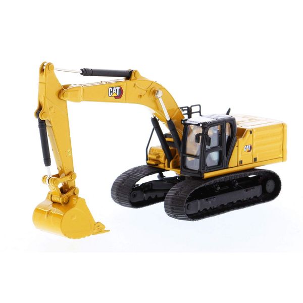 Diecast Masters 85658 - Caterpillar 336 Next Gen Chain Excavator Detailed H0 CAT Construction Vehicle in Metal Box 1:87 Scale Approx. 12 x 4.1 x 5.5 cm 14+ Suitable for Model Railways and Collectors