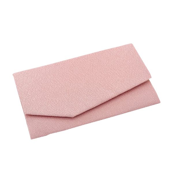 Amemari Fukusa, Made in Japan, Plain, Magnetic Hook, Pink, Gold Seal, For Congratulations, Formal Occasions, For Ceremonial Occasions, Crepe, Fukusa, Multi-Purpose, Gold Enclosures, Weddings,