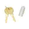 Steelcase FR441 Lock Core Kit with 2 Keys - Brushed Chrome