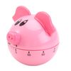 Ciieeo 1pcs Pink Pig Timer Clock Cute Timer Pig Timer Kitchen Clock Timer Cooking Timer Instruction Piggy Led Clock Commercial Plastic Outside