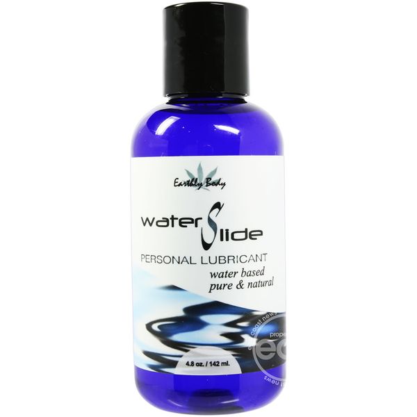 Earthly Body Water Slide Water Based Personal Moisturizer 4oz