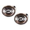 sourcing map Drill Press Return Spring, Quill Spring Feed Return Coil Spring Assembly, 2.2Ft Long, 35 x 6 x 0.7mm 3PCS