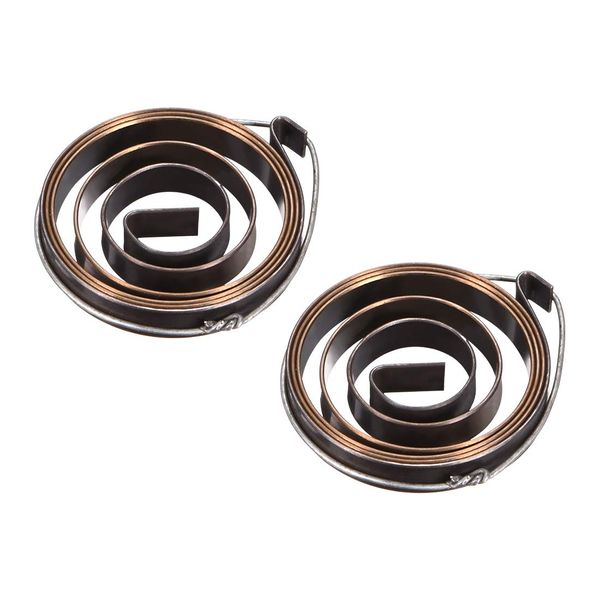 sourcing map Drill Press Return Spring, Quill Spring Feed Return Coil Spring Assembly, 2.2Ft Long, 35 x 6 x 0.7mm 3PCS