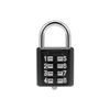 sourcing map 8-Digit Combination Padlock Push Button Lock for Locker Cabinet Black