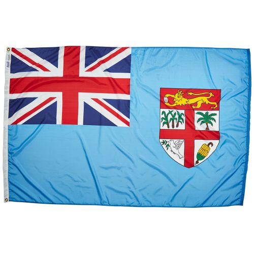 Annin Flagmakers Fiji Flag USA-Made to Official United Nations Design Specifications, 4 x 6 Feet (Model 192573)