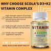 Powerful Vitamin D3 K2 Capsules - Extra Strength D3 K2 Supplements with 10000 IU