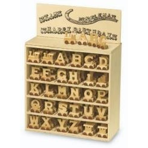 Every Lesson Counts Wooden train letter customisable personalised name