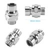 Ahvqevn Brass Chrome Ball Joint Shower Arm Head Angle Adjustable Swivel Adapter
