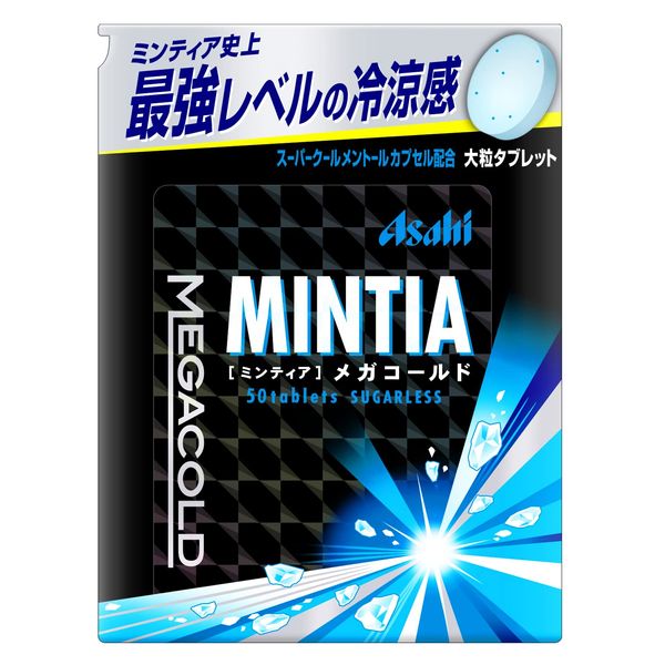 Asahi Group Foods Mintia Mega Cold, 50 Tablets x 4 Packs