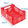 Baker Ross FN273 Foldable Storage Box - Pack of 3, Stackable Multiuse Storage Containers for Moving, Documents, Organising