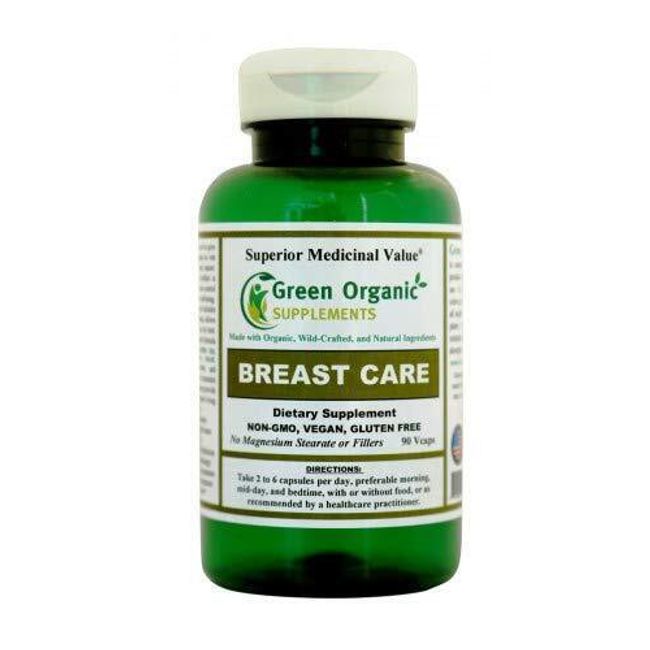 Green Organic Supplements' Breast Care, Gluten Free, Optimal nutrition Green Tea