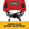 DEWALT DPG22 Red Type II Class E 4-Point Ratcheting Safety Helmet