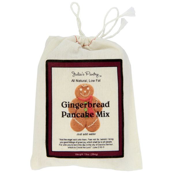 Julia's Pantry Ginger Bread Pancake Mix Gift Bag