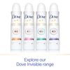 Dove Advanced Care Invisible Dry Spray Antiperspirant Deodorant No White Marks on 100 Colors Sheer Fresh 48-Hour Sweat and Odor Protecting Deodorant for Women 3.8 oz