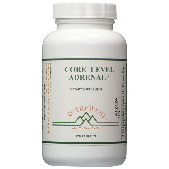 Nutri-West - Core Level Adrenal - 120 120 Count (Pack of 1)