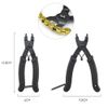 YFFSFDC Bicycle Missing Link Plier, Master Link Tool, Compatible with Quick Link Chains, Chain Hook, Bicycle Maintenance Chain, Repair Tool, Lightweight, Hook Included