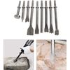 Pneumatic Chisel Set Air Hammer Punch Chipping Bits Drill Tool Concrete Brick