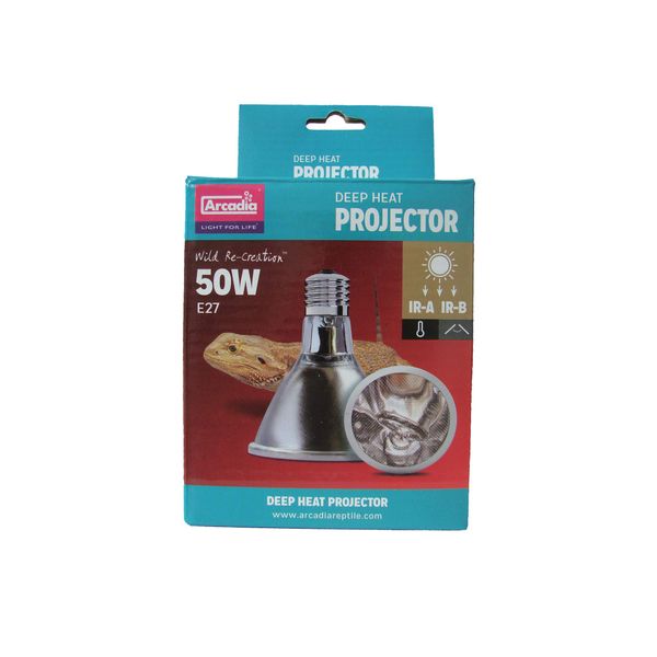 Arcadia RARHP50 Deep Heat Projector 50 W for E27 Sockets