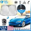 Windshield Sun Shade for Tesla Model 3/Y Foldable Front Window UV Blocking Visor