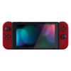 eXtremeRate Soft Touch Back Plate for Nintendo Switch Console, NS Joy con Handheld Controller Housing with Full Set Buttons, DIY Replacement Shell for Nintendo Switch - Red