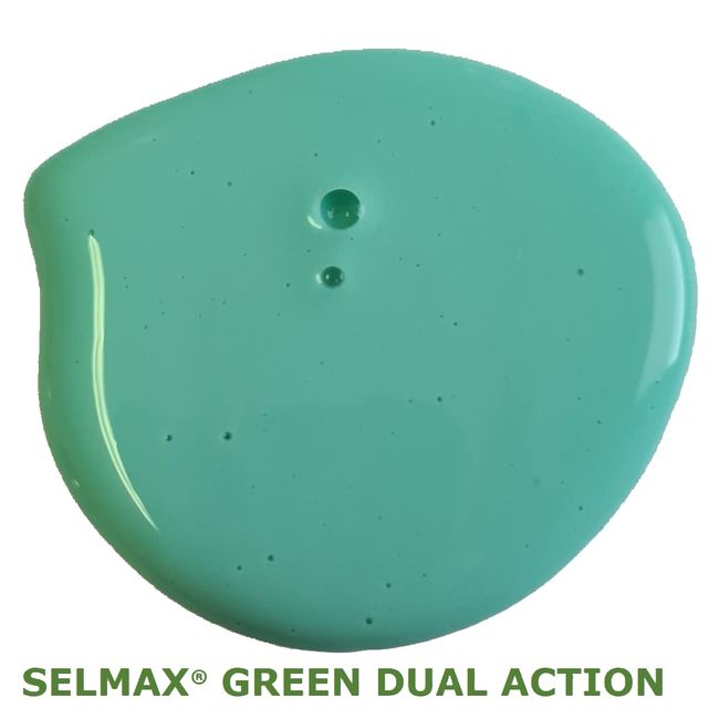 Selmax Green Soothing 200ml Dual Action Anti Dandruff Nourishing Shampoo for All Hair Types New Improved Formula with 1% Selenium Sulfide, Green Tea Extract and Bisabolol