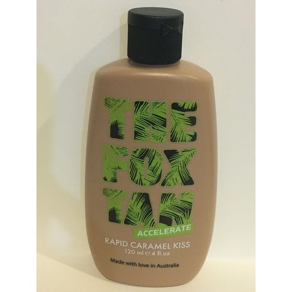 The Fox Tan RAPID CARAMEL KISS Accelerator  4oz / 120ml New