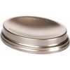 Home Zone Bath Accessory Set in Silver, Toothbrush Holder, Hand Soap Dispenser
