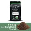 The Bean Organic Coffee Company Mocha Java, Medium Roast, Ground Coffee, 16-Ounce Bag