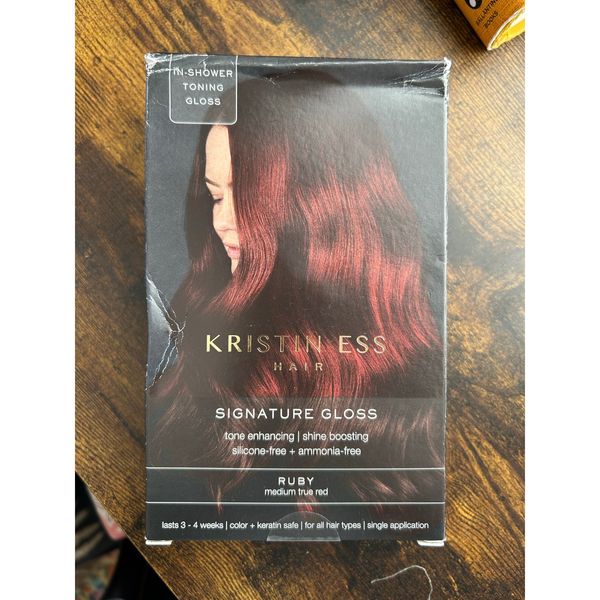 NEW IN BOX Kristin Ess Hair Signature Gloss Ruby Medium True Red