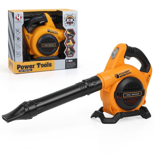 Kids Leaf Blower - Kids Leaf Blower That Really Works - Pretend Play with Realistic Sounds - Ideal Gift for Boys & Girls