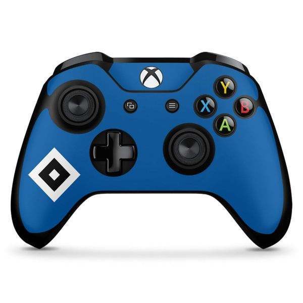 DeinDesign Skin kompatibel mit Microsoft Xbox One X Controller Folie Sticker HSV Logo Hamburger SV