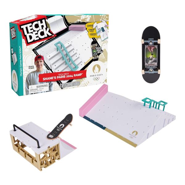 Tech Deck Shane's Paris 2024 Ramp Fingerboard Playset