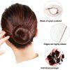 Sularpek Invisible Hair Nets, 35 pcs Brown Bun Nets for Girls, Reused Elastic Edge Mesh for Women Bun, Hair Bun Nets for Women Girls Ballet Dancer Catering
