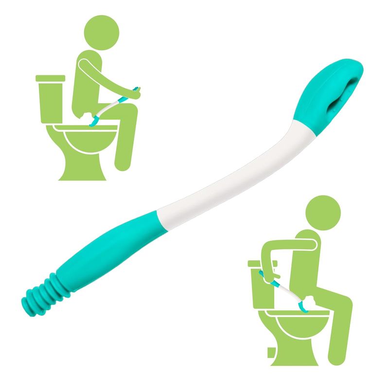 Toilet Aids for Wiping - 15.7" Long Reach Comfort Butt Wiper Tools ...
