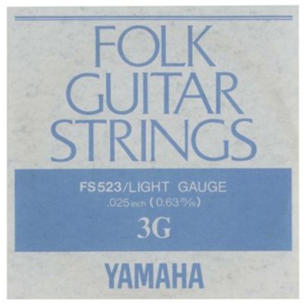 Yamaha FS523 Acoustic Guitar Rose String 3 String x 2