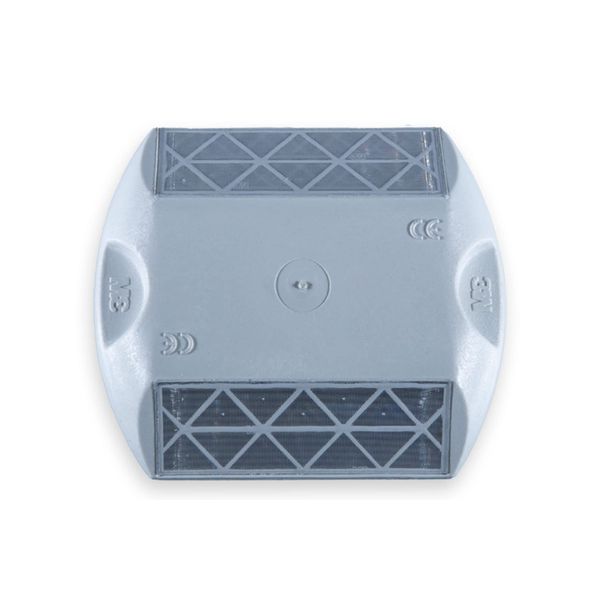 3M™ Diamond Marker RPM-290 | weiß | Markierungsnagel reflektierend | für Parkplatz, Garageneinfahrt, | Straßenreflektor Bodenmarkierung | Bodenwelle | zum Aufkleben (weiß)