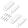 Sourcingmap Home Wired Alarm Security Magnetic Door Contact Reed Sensor Switch 2 Sets White