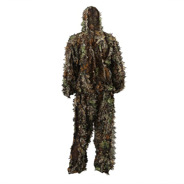 Zicac 3D Ghillie Tarnanzug Dschungel Ghillie Suit Woodland Camouflage Anzug Kleidung Für Jagd Verdeckt Festschmuck