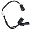 Ski-Doo USB Extension Harness, Black PVC, Basic Style, Snowmobile Parts Cable Assemblies