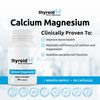 Calcium Magnesium - Doctor Formulated Clinically Proven to Help with Bone Strength, Reduce Muscle Tension and Stabilize Parathyroid Function, Support Thyroid Function