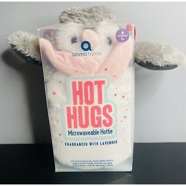 New Aroma Home Hot Hugs Microwavable Hottie Lavender Scented Animal Plush