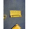 1 pair (2) HD Self Closing Spring Hinge 4"x4"x1/4 Crnr Radius, Steel