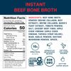 Bare Bones Instant Beef Bone Broth Stick Packs 2.11 Ounce Gluten Free