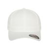 Flexfit Unisex Wooly Combed Baseballkappe, white, S/M