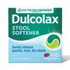 Dulcolax 100 Count Stool Softener Laxative Liquid Gel Capsules Exp 8/2027